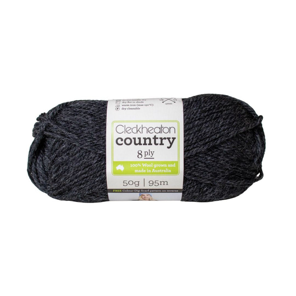 Cleckheaton Country 8 Ply 2309 Charcoal Blend