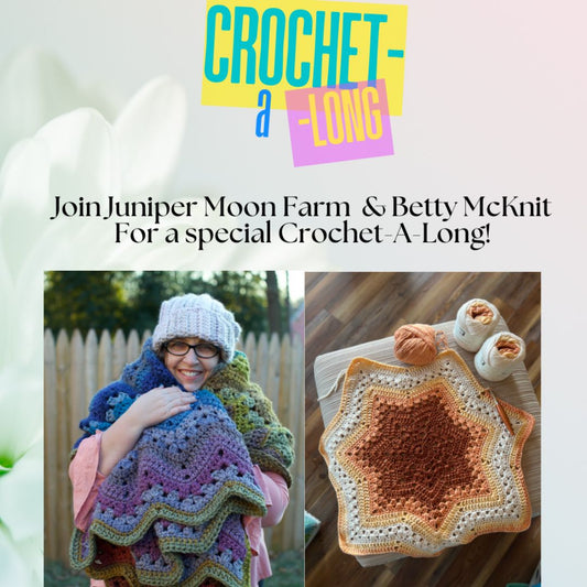 6 Day Star Blanket Crochet-Along featuring Juniper Moon Cumulus Degrade