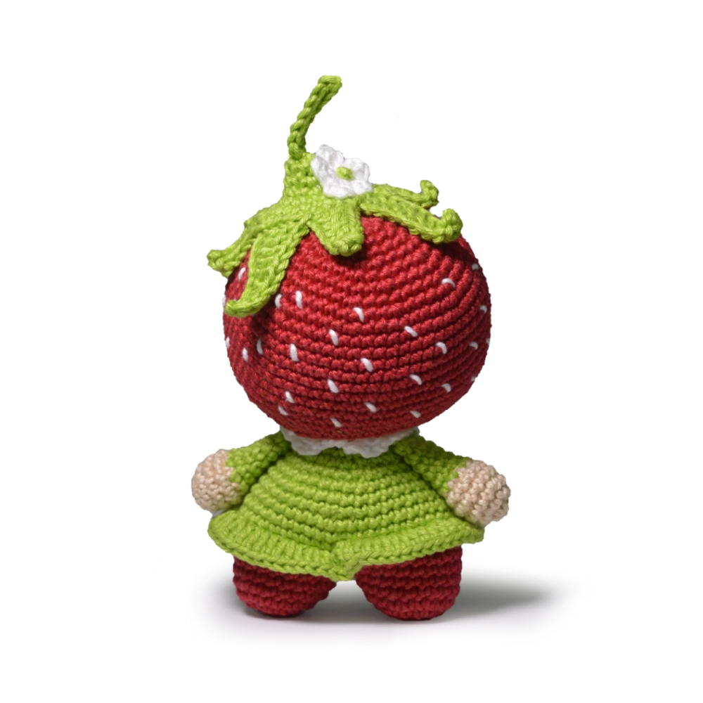 Circulo Amigurumi Kit "Too Cute" Strawberry rear view