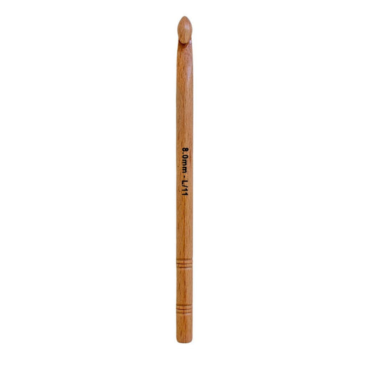 8.0mm KnitPro Basix Beechwood Crochet Hooks