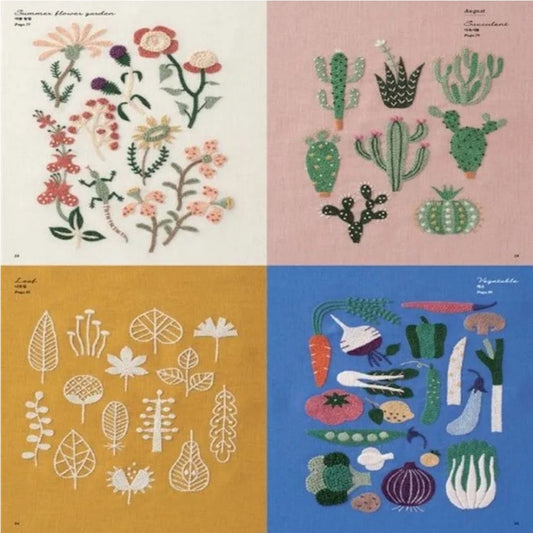 A Year of Embroidery A Month-to-Month Collection of Motifs for Seasonal Stitching by Yumiko Higuchi