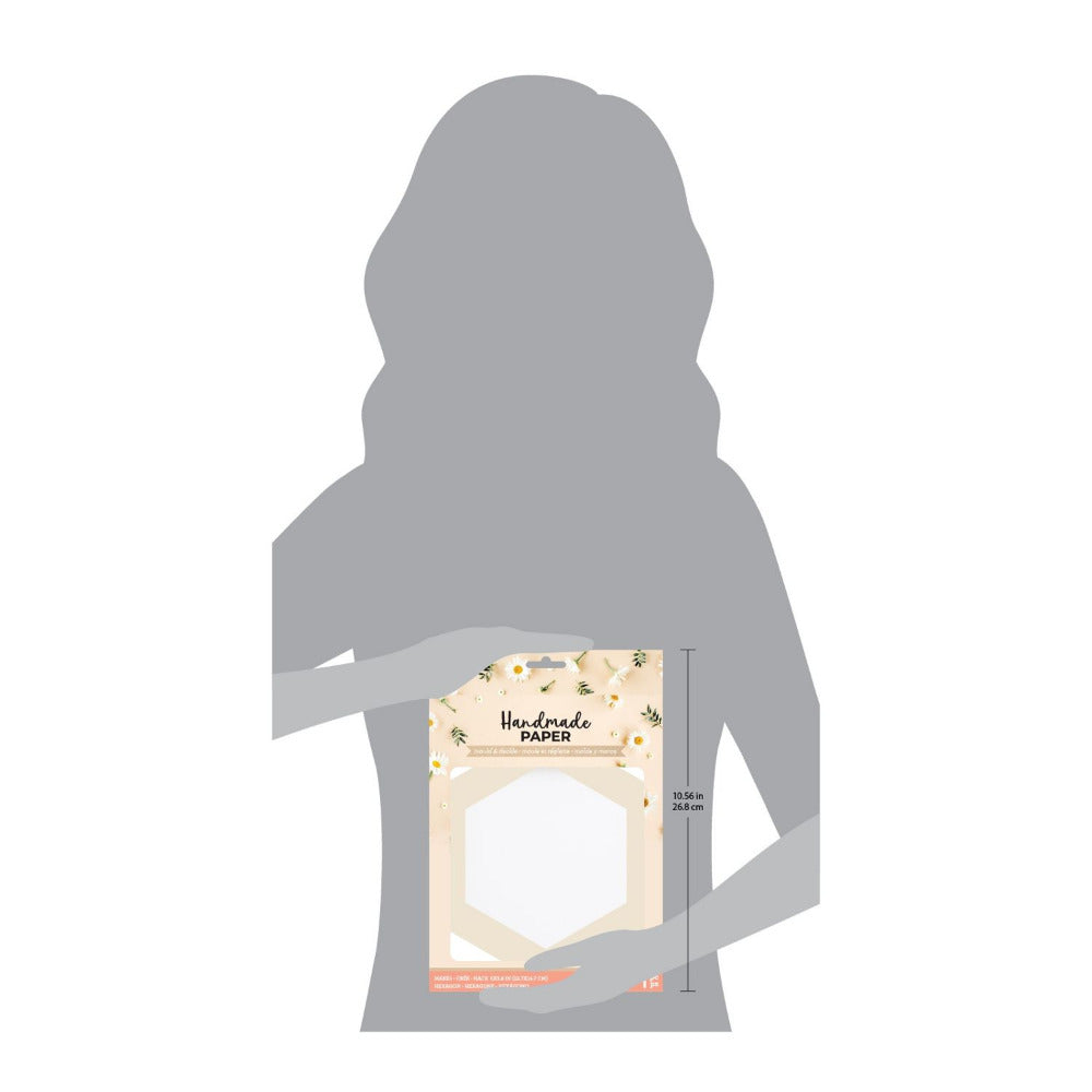 American Crafts Handmade Paper Hexagon Mould And Deckle Kit