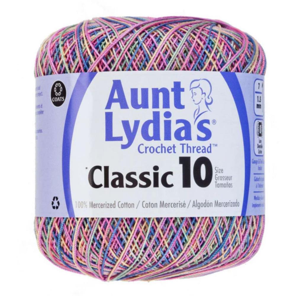 Aunt Lydia's Size 10 Crochet Cotton Pastel