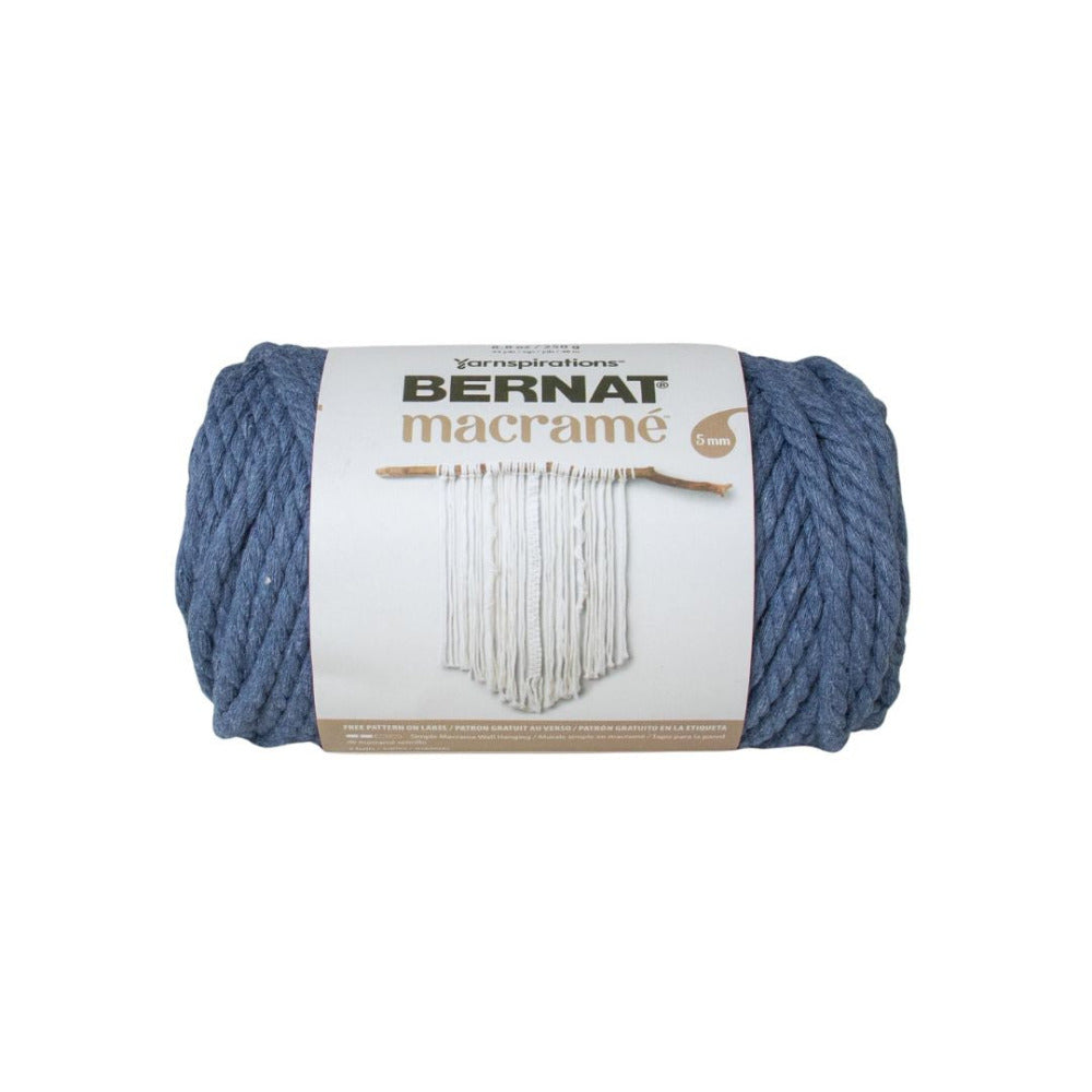 Bernat Macramé Yarn Denim 66009