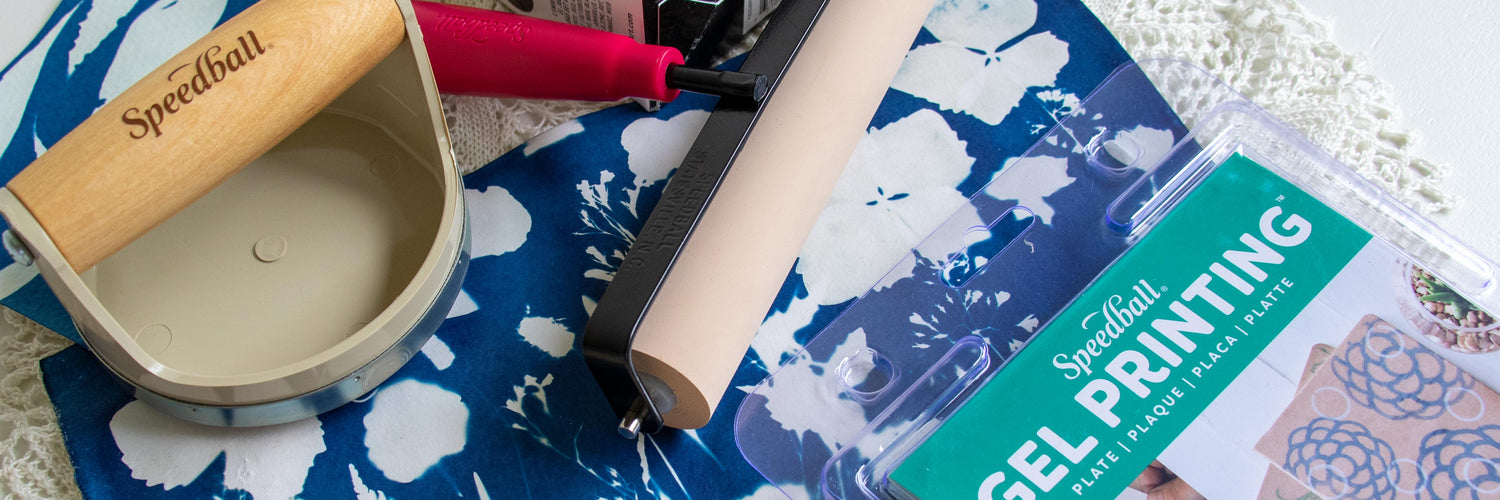 Shop for block printing, cyanotpye and gell plate printing supplies in Australia with The Krafty Mobile