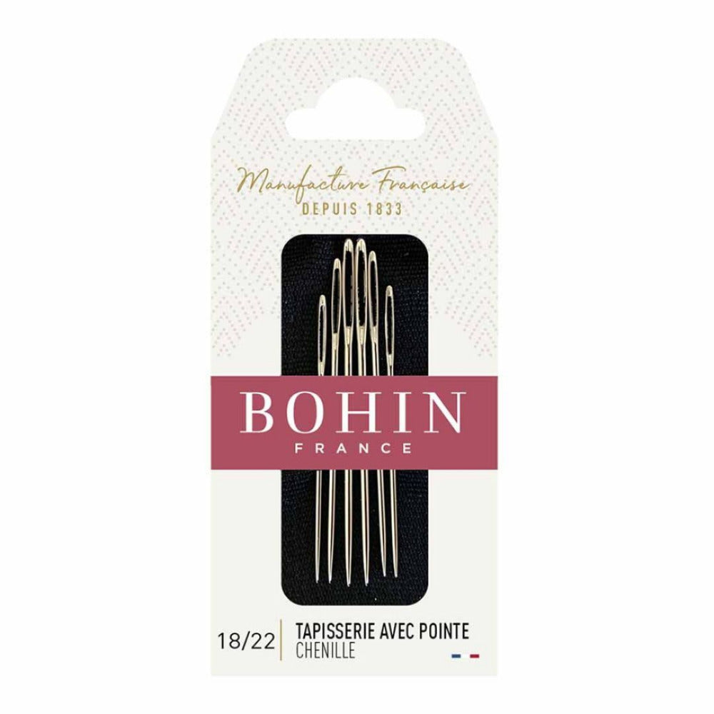 Bohin Chenille Needle 18-22, Pack of Six