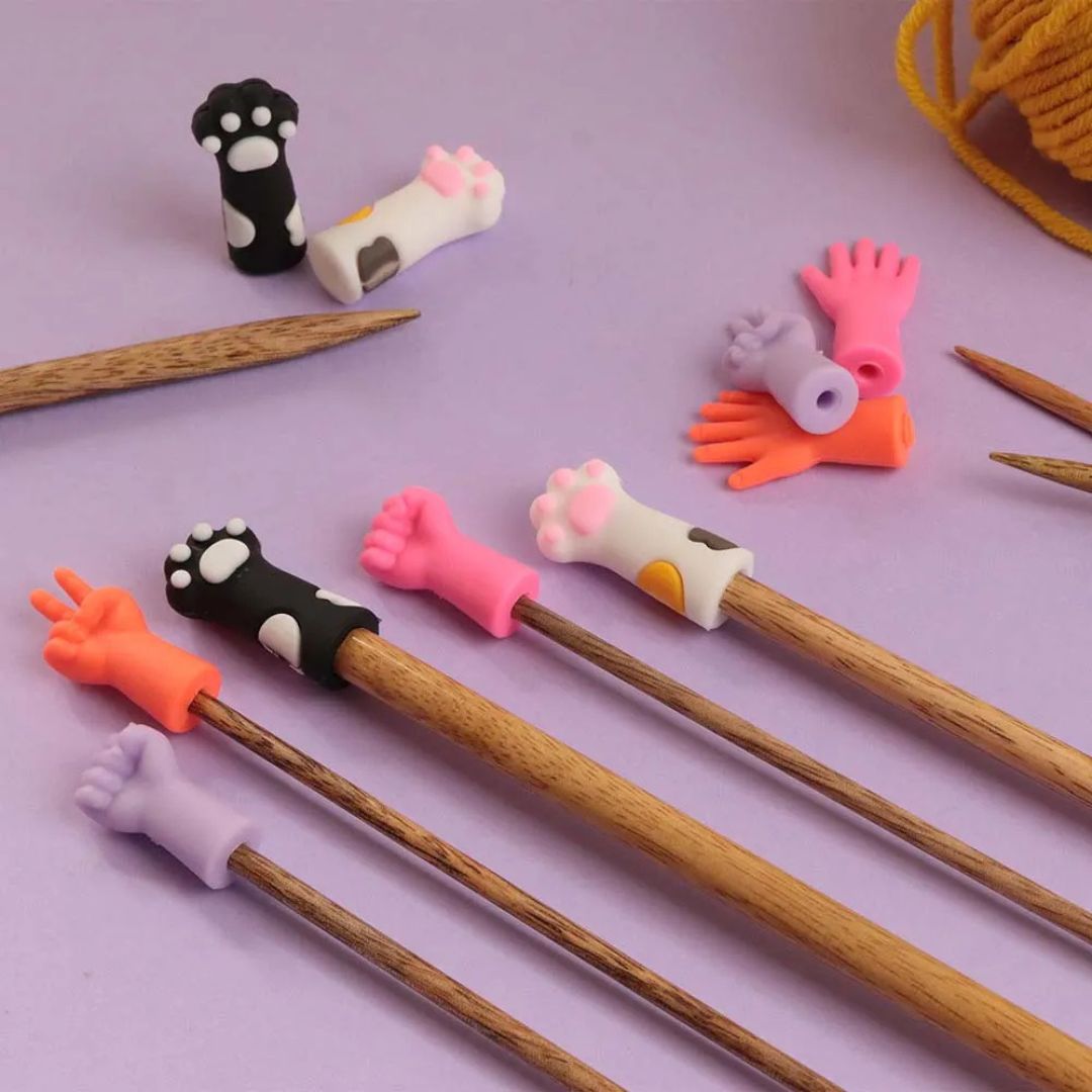 Bohin "Paw" and "Hand"Knitting Needle Point Protectors