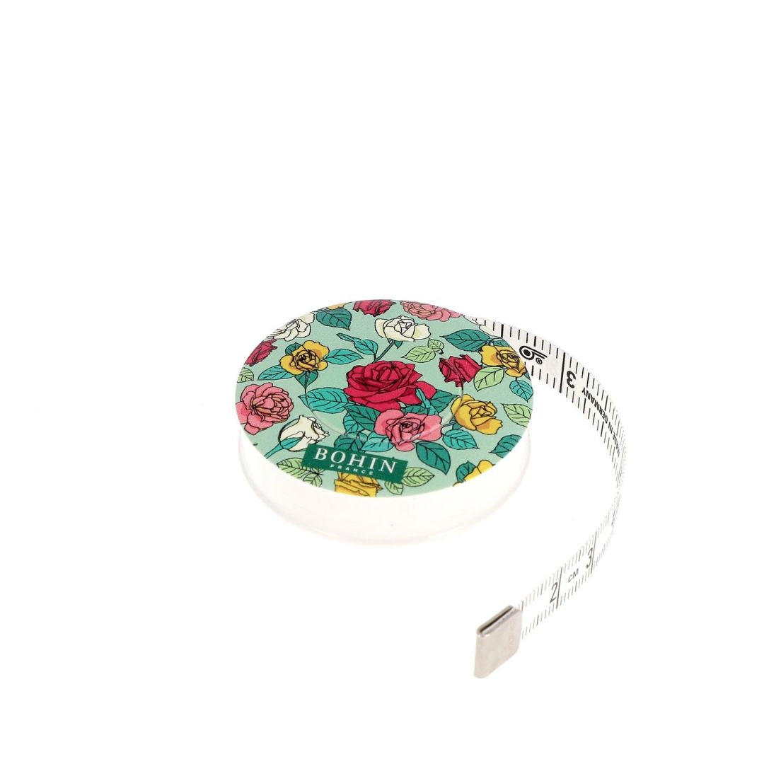 Bohin Retractable Tape Measure "Blossom"