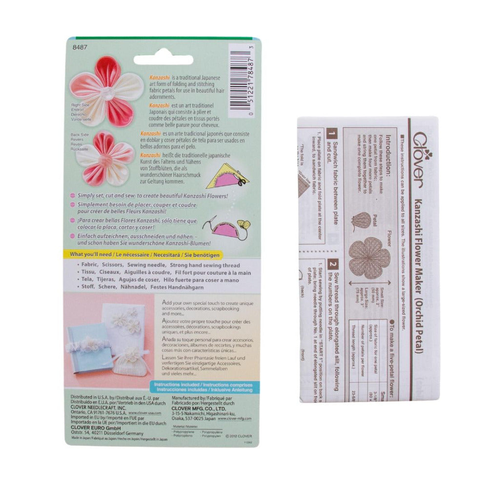 Clover 8487 Kanzashi Flower Maker Large Orchid Petal