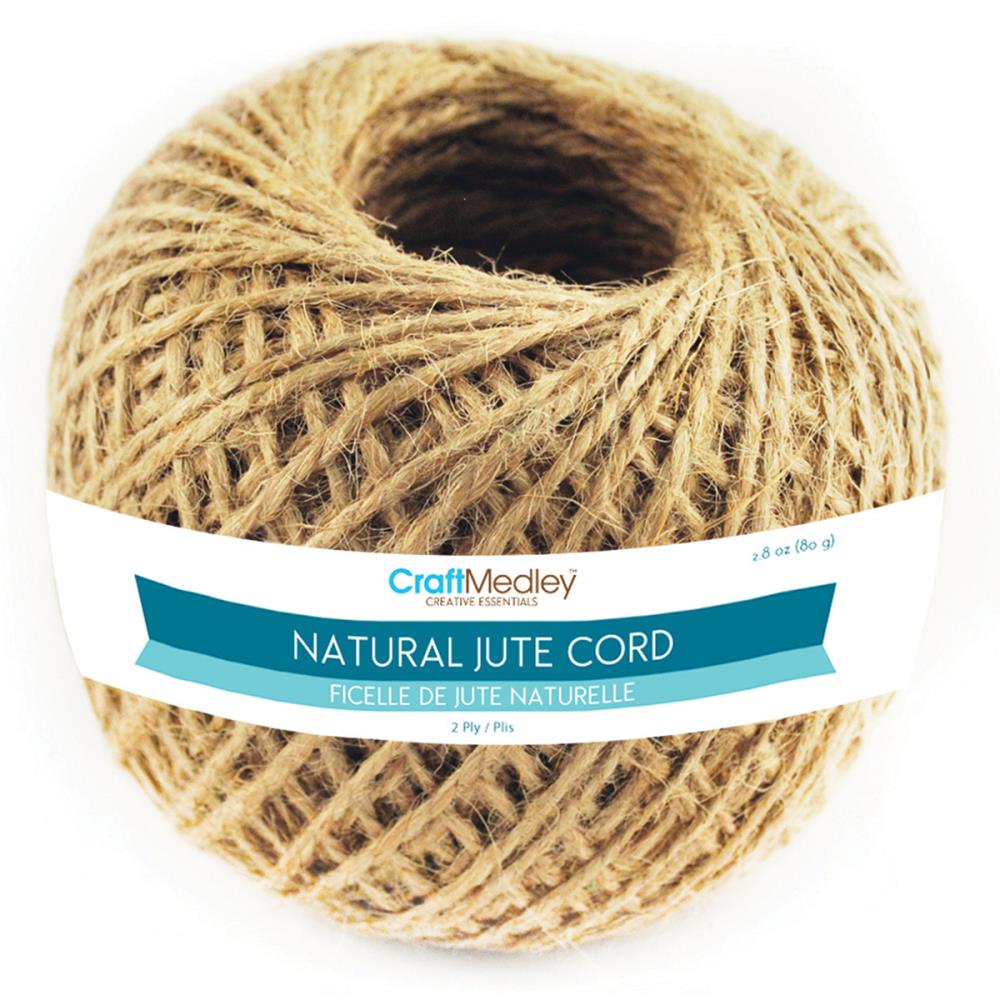 Craft Medley Natural 2 ply Jute Cord