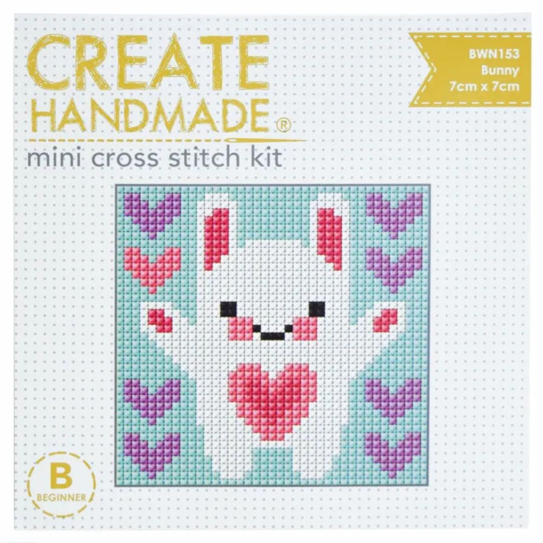 Starter Counted Cross Stitch Kit - Bunny