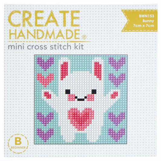 Starter Counted Cross Stitch Kit - Bunny