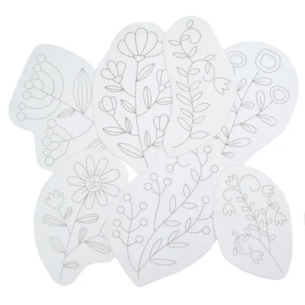 Create Handmade Stick & Stitch Embroidery Transfers - Florals