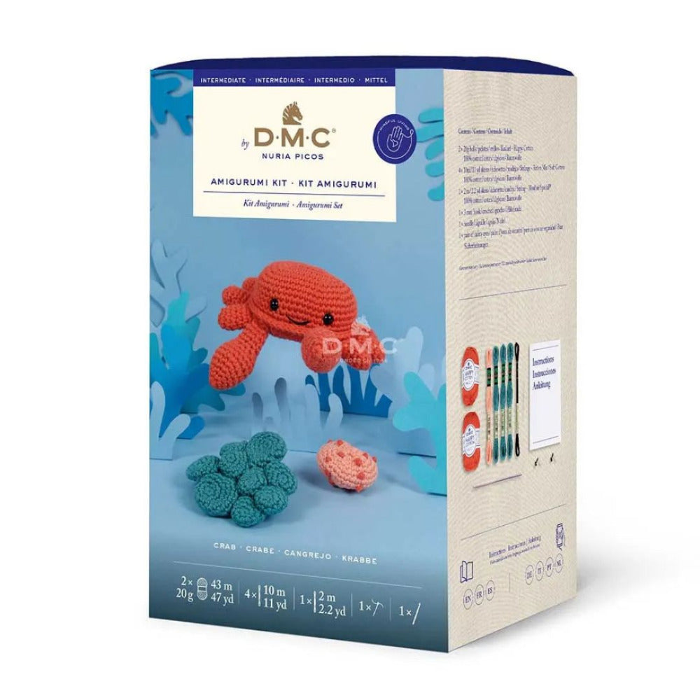 DMC Amigurumi Crochet Kit Crab Box