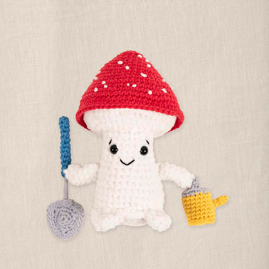 DMC Gardener Mushroom Amigurumi Crochet Kit