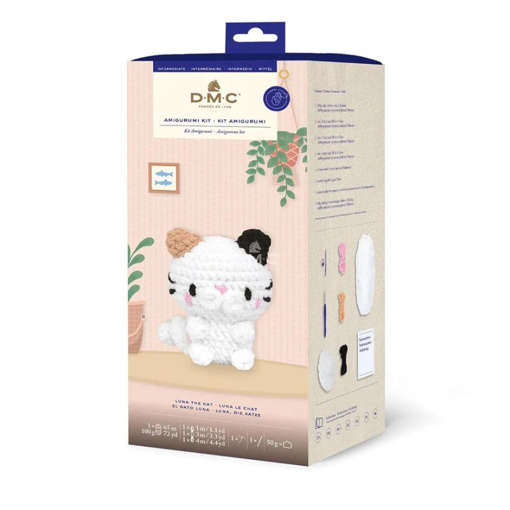 DMC Luna the Cat XXL Amigurumi Crochet Kit package