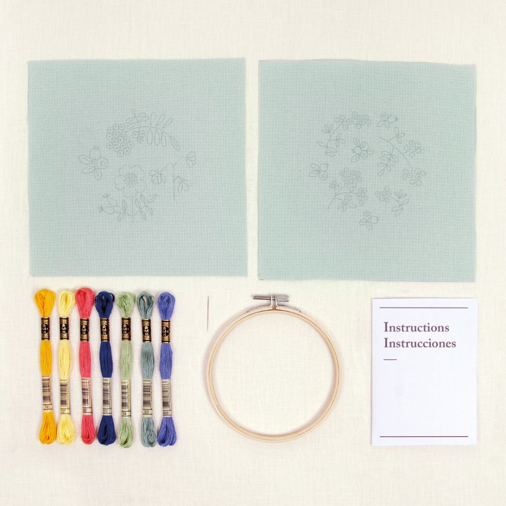 DMC Mindful Making "The Forest Fruits" Embroidery Duo Kit