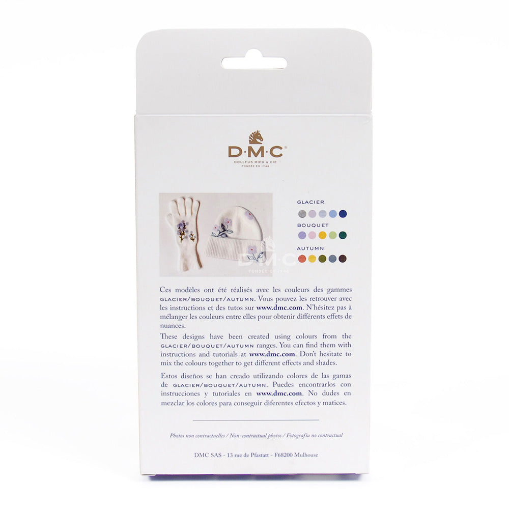 DMC Carded Wool for Felting Pack of Five - Glacier