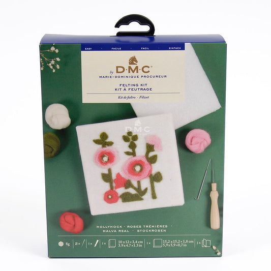 DMC Hollyhock Needle Felting Kit