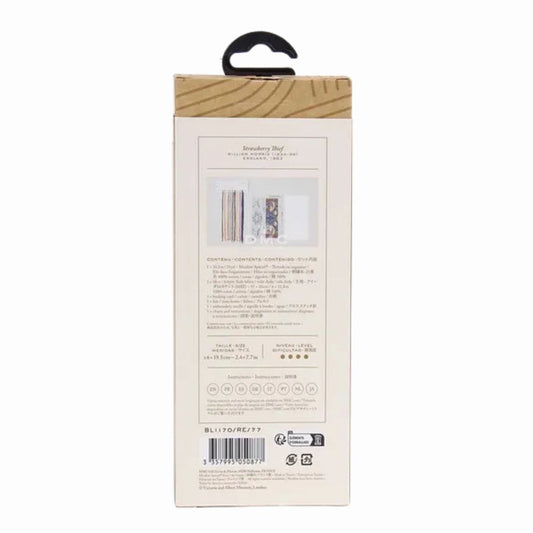 DMC Strawberry Thief Bookmark Counted Cross Stitch Kit - Museum Collection