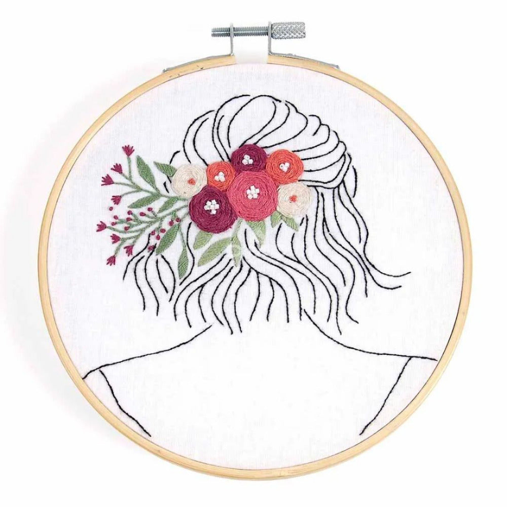 DMC Embroidery Kit - Petals and Pearls