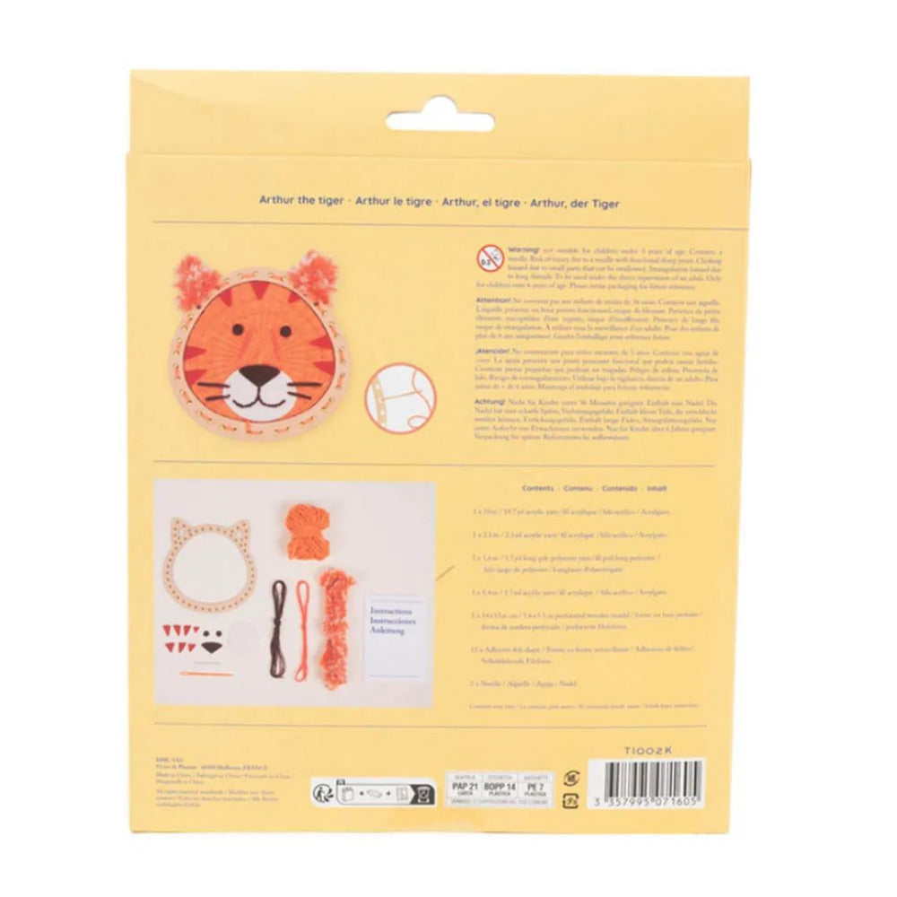 DMC Kids Kit Weaving - Arthur the Tiger package