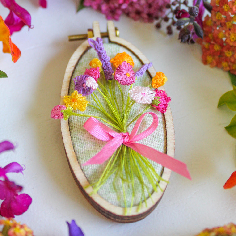 DL0004 Dandelyne Miniature Hoop Pack 4cm Diameter Round