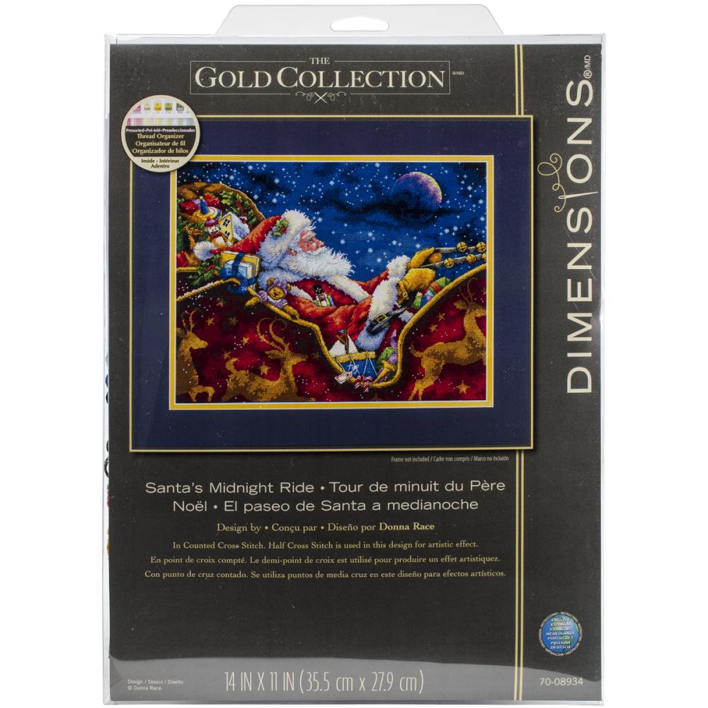 Dimensions Gold Collection 70-08934 Santa's Midnight Ride