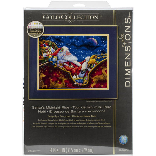 Dimensions Gold Collection 70-08934 Santa's Midnight Ride