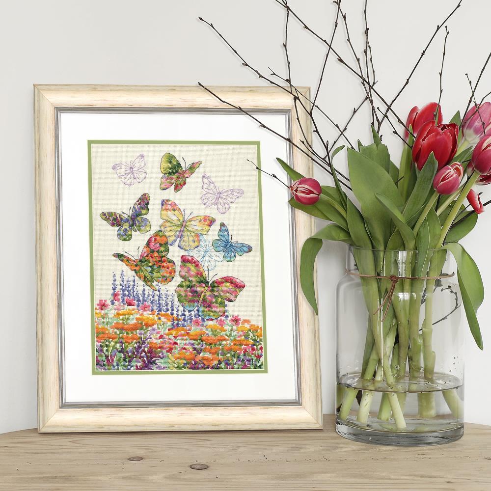 Dimensions 70-35448 Floral Butterfly