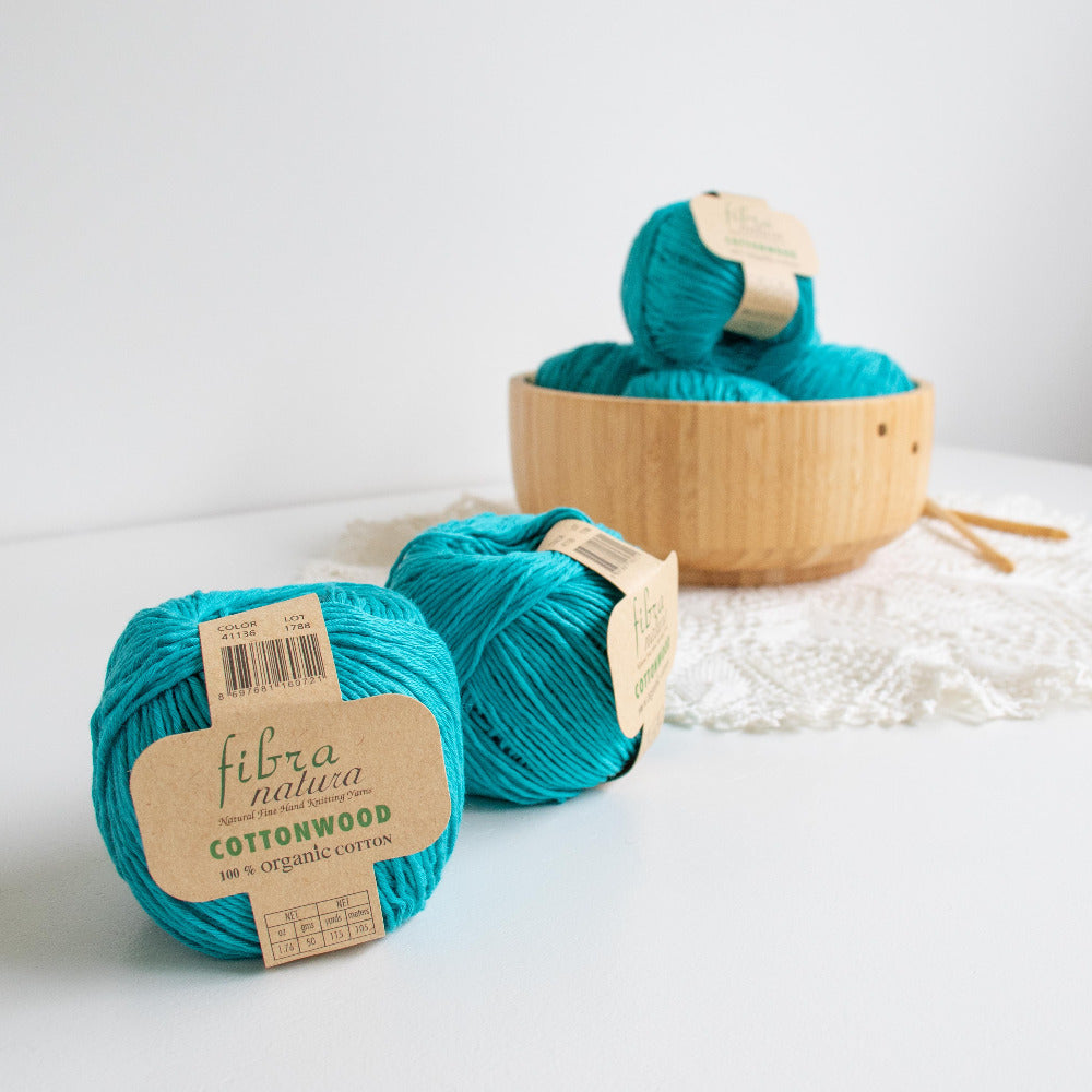 Fibra Natura Cottonwood 8 ply 41136 Turquoise