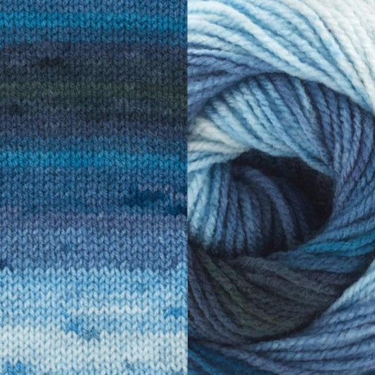 Fiddlesticks Superb 8 Ply Prints 1174-05 Denim