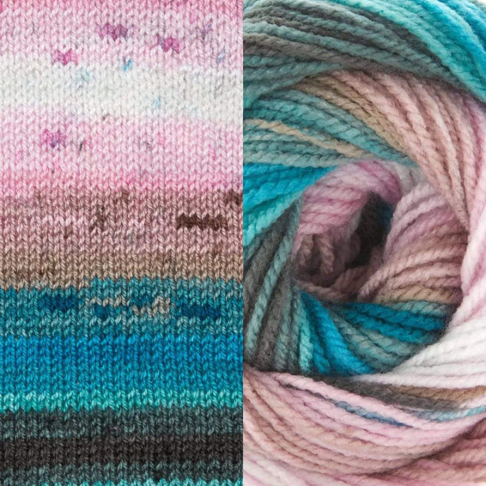 Fiddlesticks Superb 8 Ply Prints 1174-13 Turquoise