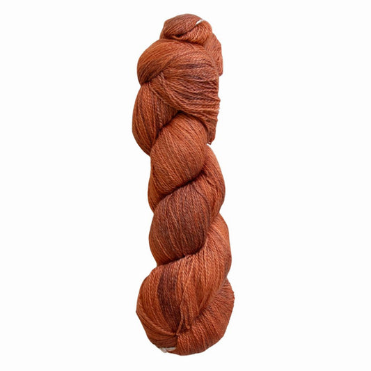 Fiori Lace Hand Dyed Merino Silk 068 Raw Sienna