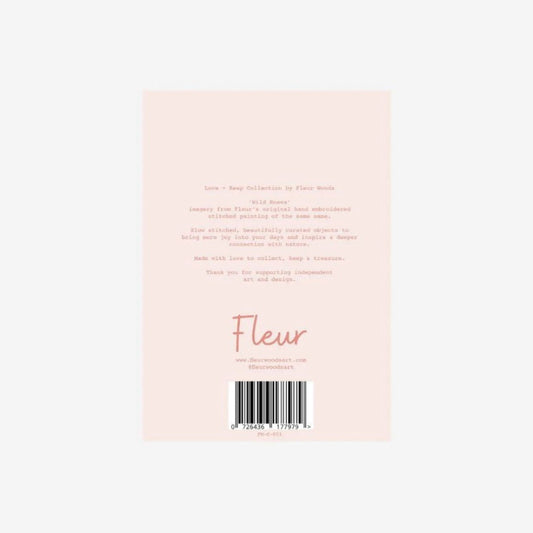 Fleur Woods "Wild Roses Detail" Gift Card