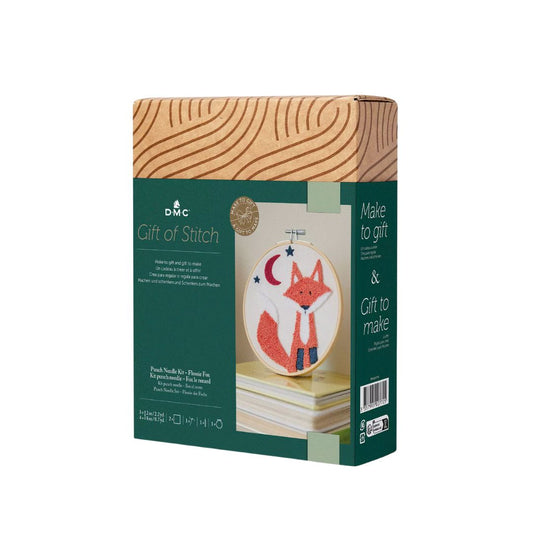 DMC Flossie Fox Punch Needle Kit