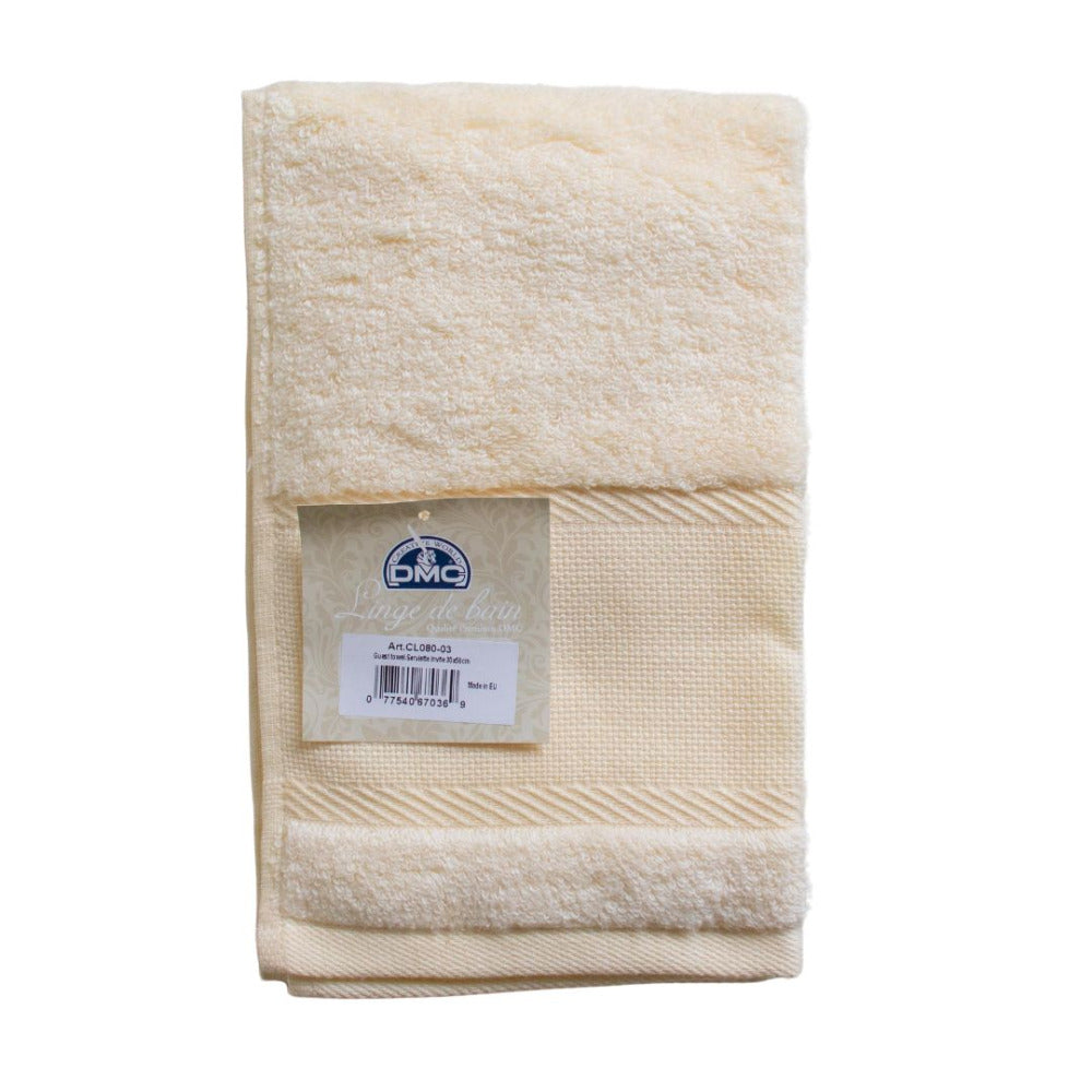 DMC Stitchable Guest Towel - Lemon 30cm x 50cm