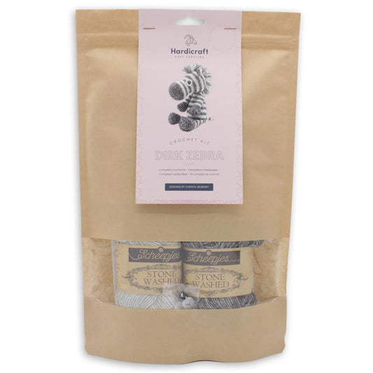 Hardicraft Crochet Amigurumi Kit Dirk Zebra