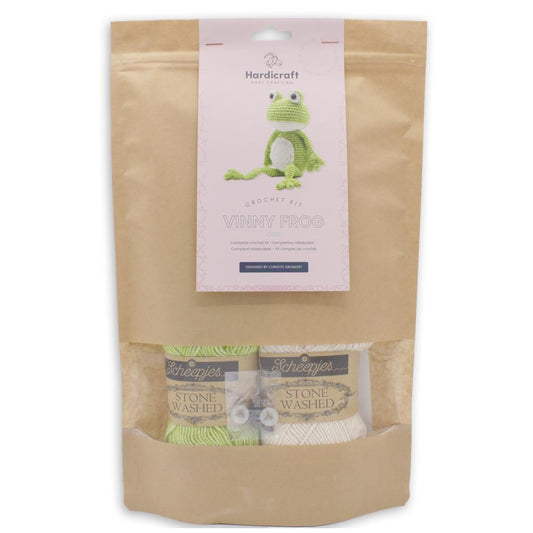 Hardicraft Crochet Amigurumi Kit Vinny Frog