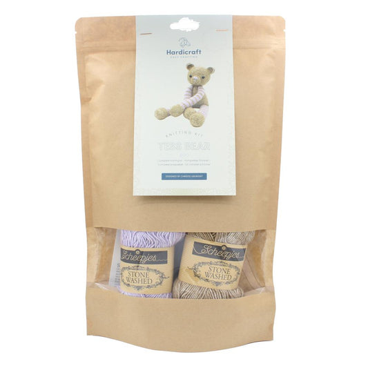 Hardicraft Knitting Amigurumi Kit Tess Bear