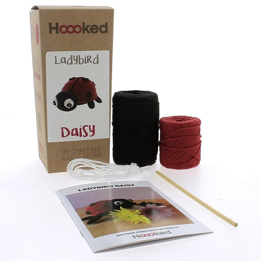 Hoooked Crocheted Amigurumi "Daisy" Ladybird Kit