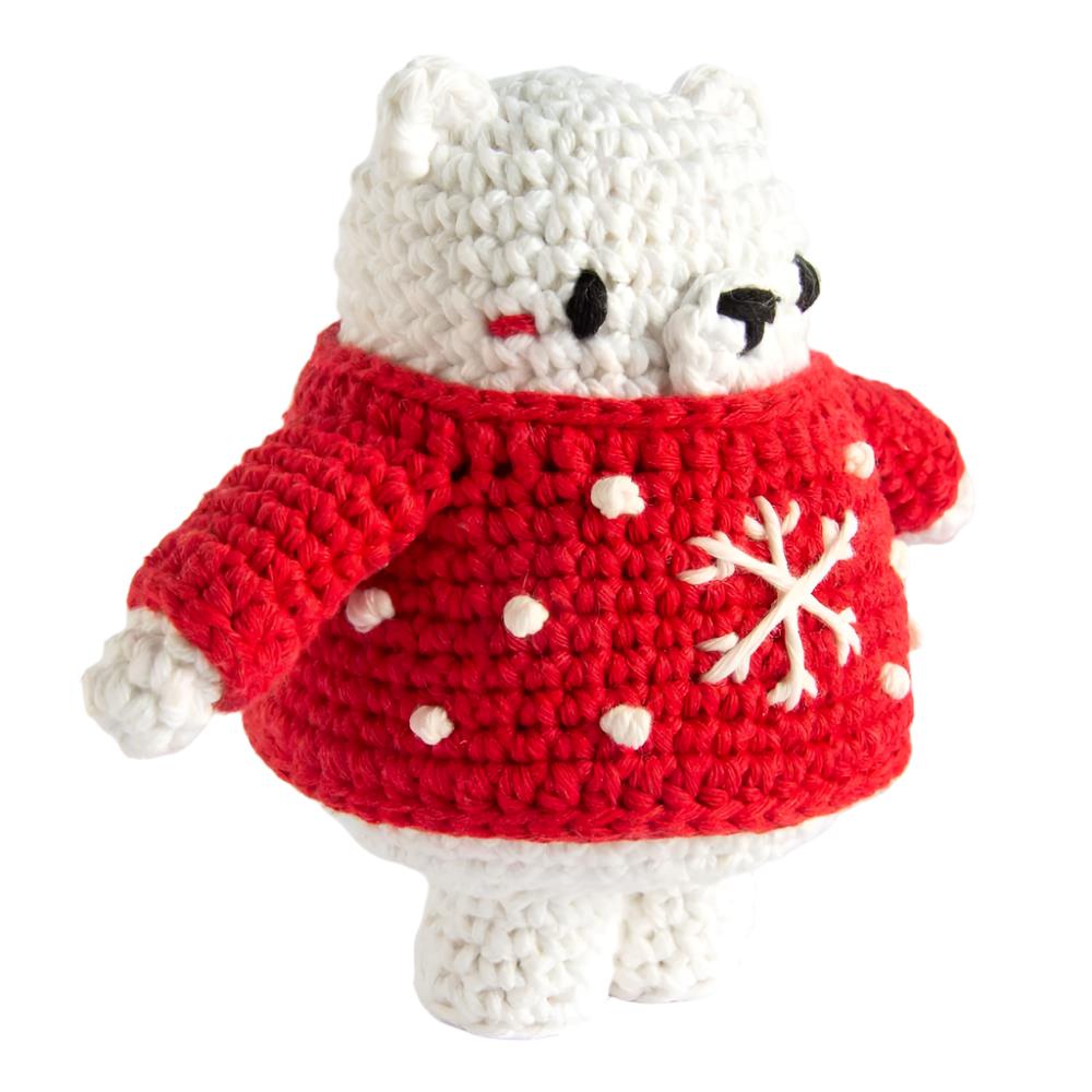 Hoooked Crocheted Amigurumi "Yule" Bear Kit