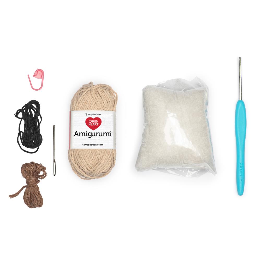 Red Heart "Jimmy the Dog" Amigurumi Crochet Kit