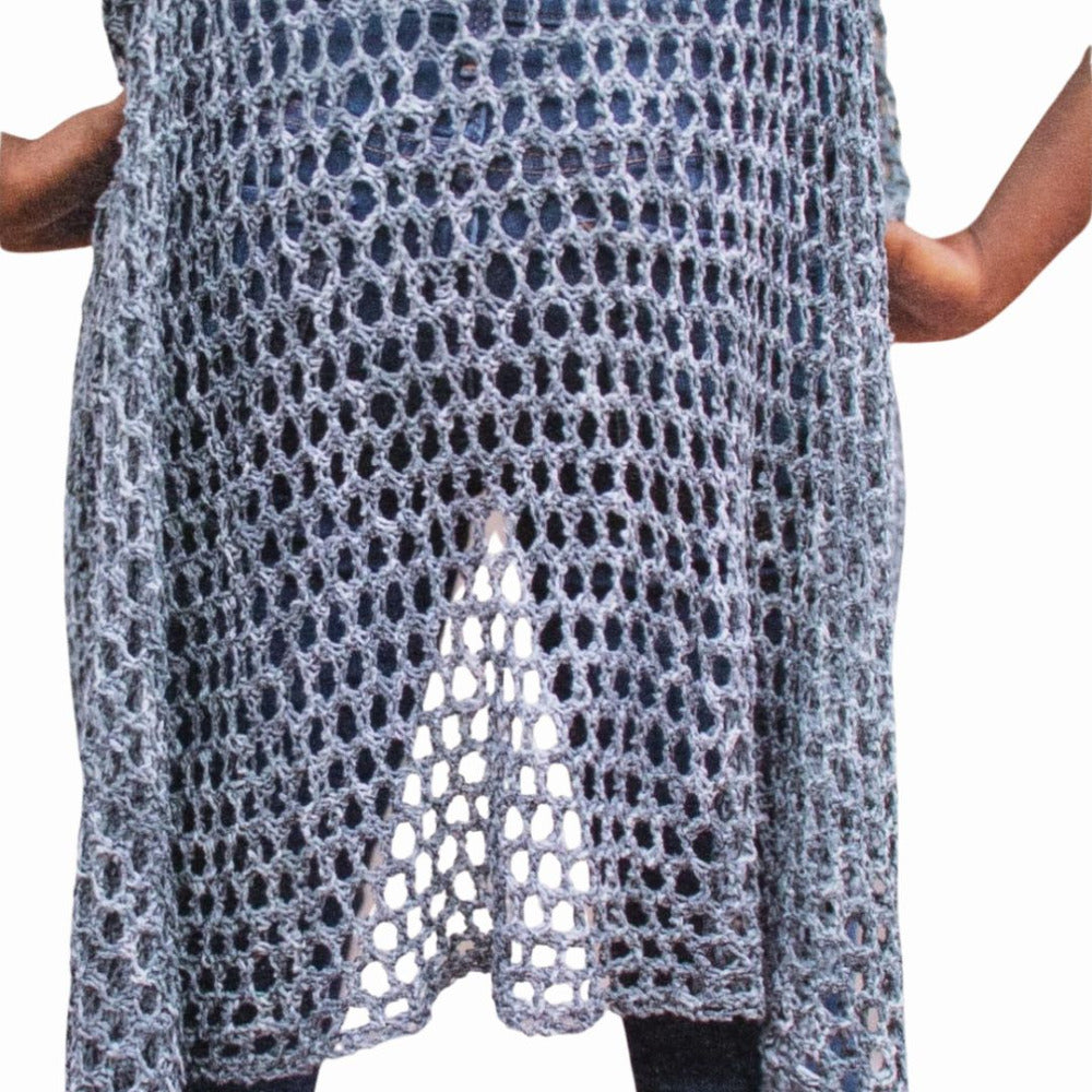 The Mara Lacey Vest featuring Juniper Moon Damask