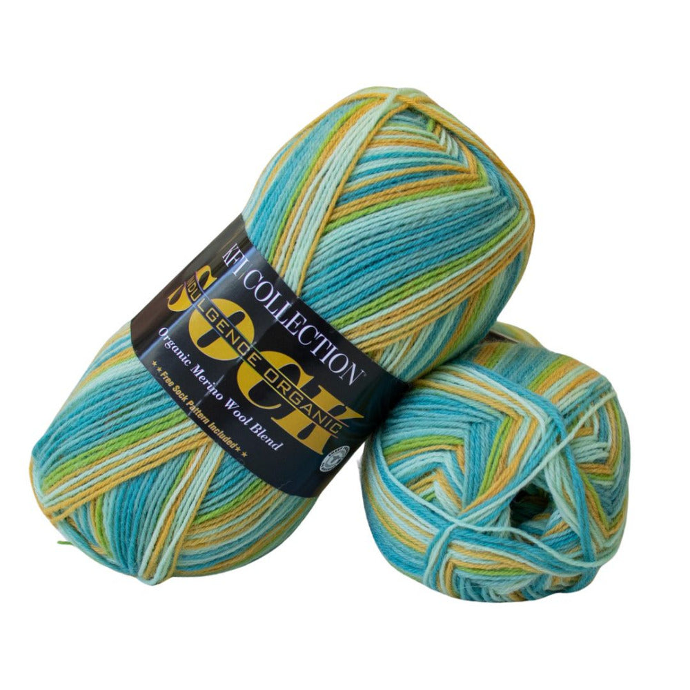 KFI Collection Indulgence Organic Sock 105 Buttercup Meadows