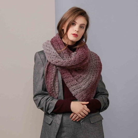 Katia Concept Air Alpaca Degrade 061 Dusty Lilac/Dark Mulberry