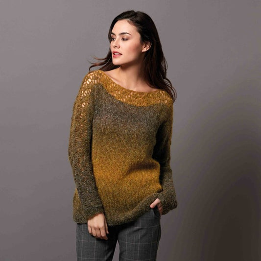 Katia Concept Air Alpaca Degrade 063 Brown/Olive/Gold