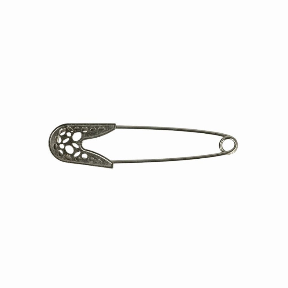 Metal Kilt Pin 8.5cm - "Old Silver" Finish