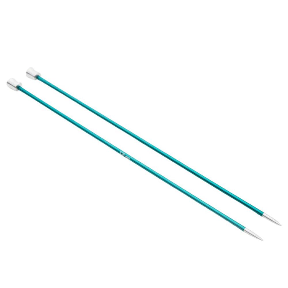 KnitPro Zing Aluminium Single Point Straight Knitting Needles 3.25mm/35cm
