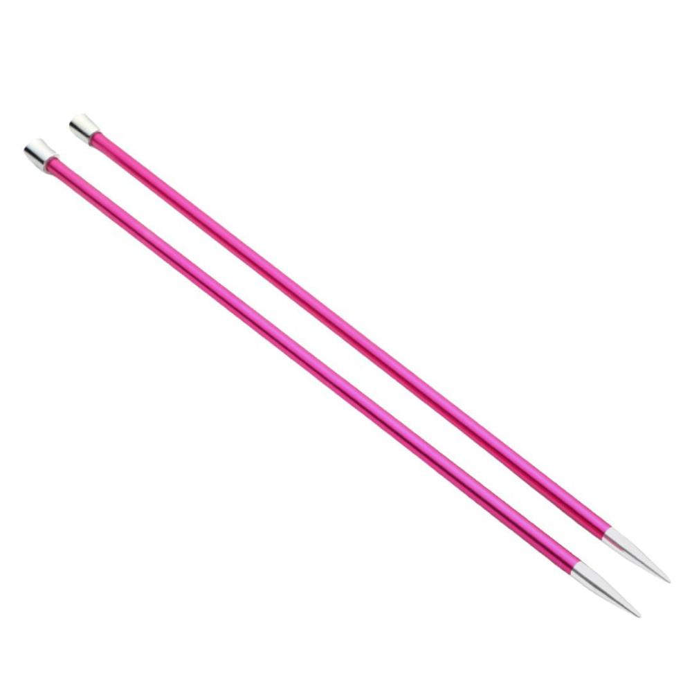 KnitPro Zing Aluminium Single Point Straight Knitting Needles 5.0mm/35cm